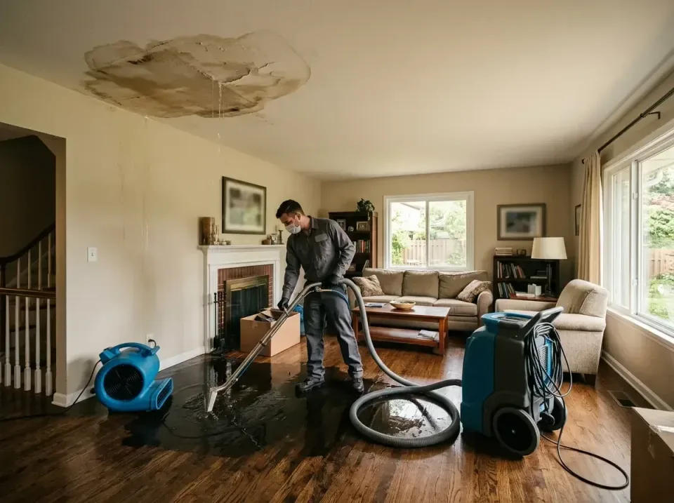 attic-pipe-burst-ceiling-drip-008 — frequently asked questions, Water Damage Restoration & Carpet Care in Mineralwells, WV